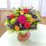 Wow Vibrant Hand-tied Bouquet
