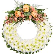 Classic Based Wreath with Posy