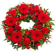 Stunning Red Wreath